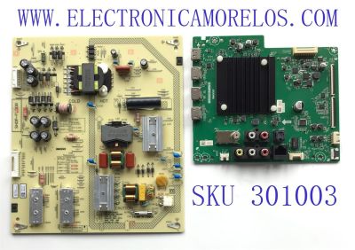 KIT DE TARJETAS PARA TV VIZIO / MAIN TD.MT5691T.U762 / A0006700J / M0005S00R / FUENTE FSP132-1FS01 / P650D312DA / B0004T000 / PANEL V650DJB-E03 REV.C1 / MODELO M65Q6-J09
